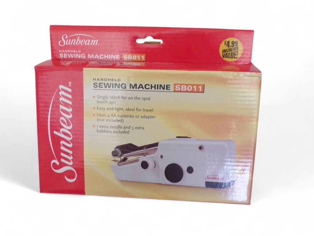 Sunbeam Handheld Sewing Machine SB011 4 AA Batteries Not Included